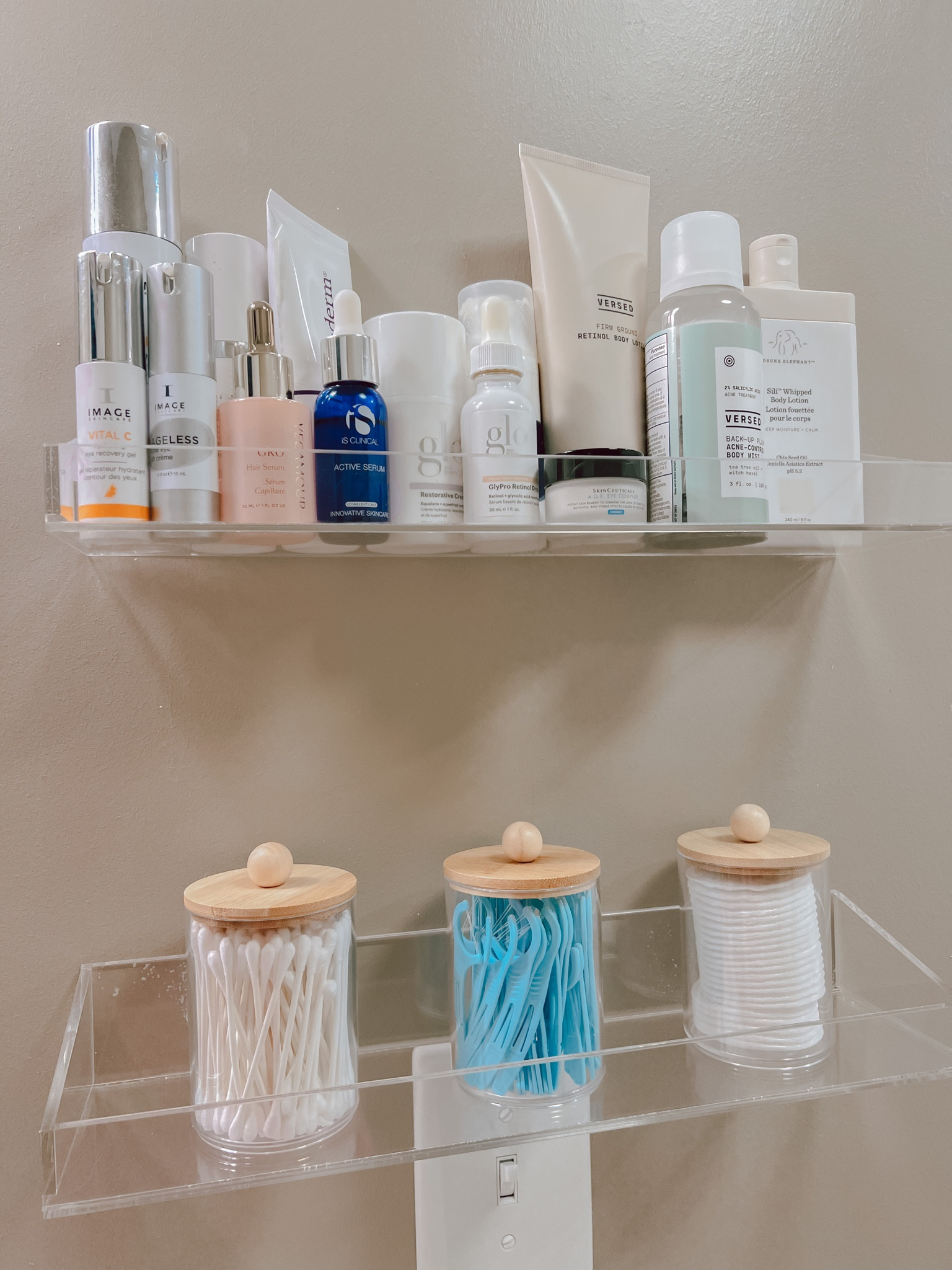 Amazon bathroom shelf organization 

#LTKunder50 #LTKhome #LTKSeasonal