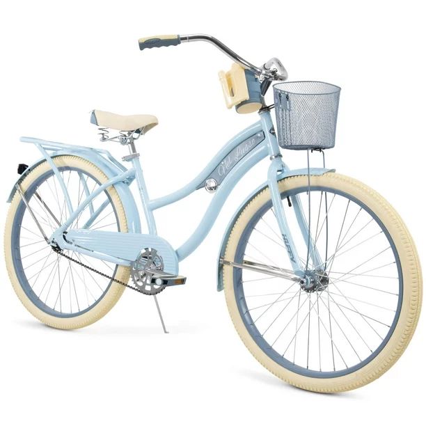 Huffy, Nel Lusso Classic Cruiser Bike with Perfect Fit Frame, Women's, Light Blue, 26" | Walmart (US)