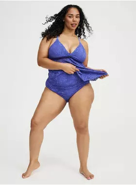 Crochet High-Rise Swim Bottom | Torrid (US & Canada)