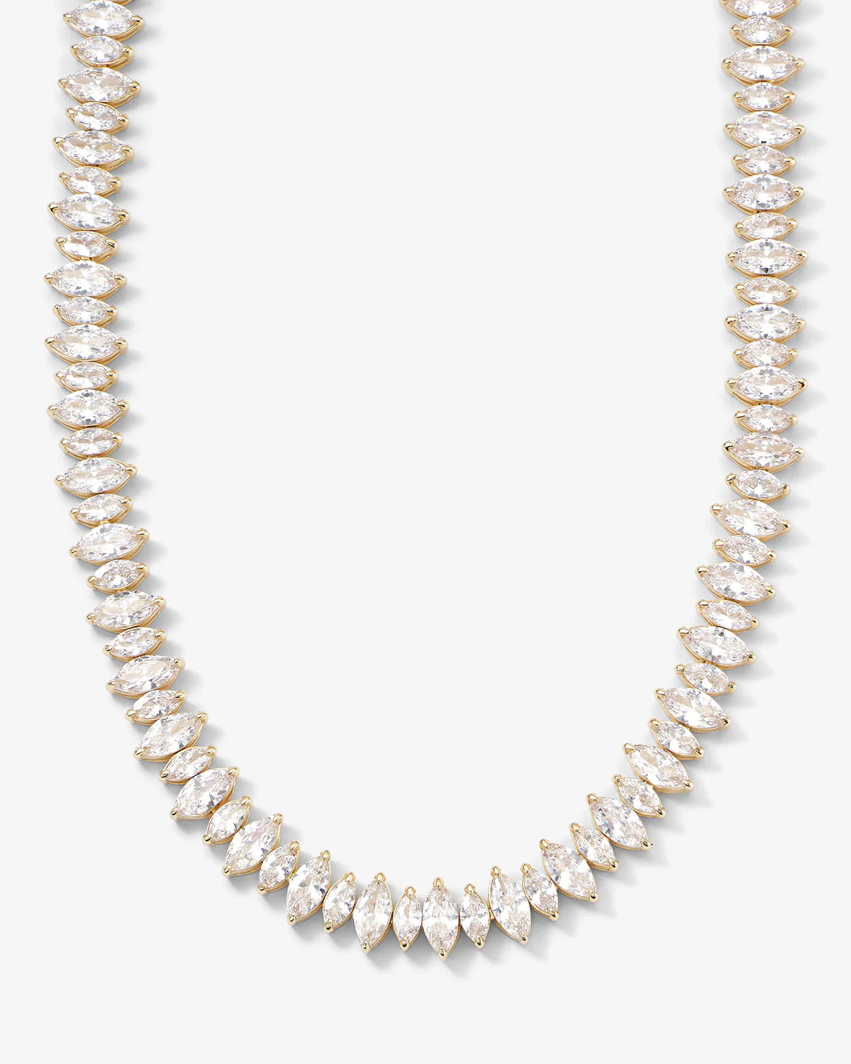 "She's So Fine" Choker - Gold|White Diamondettes | Melinda Maria Jewelry