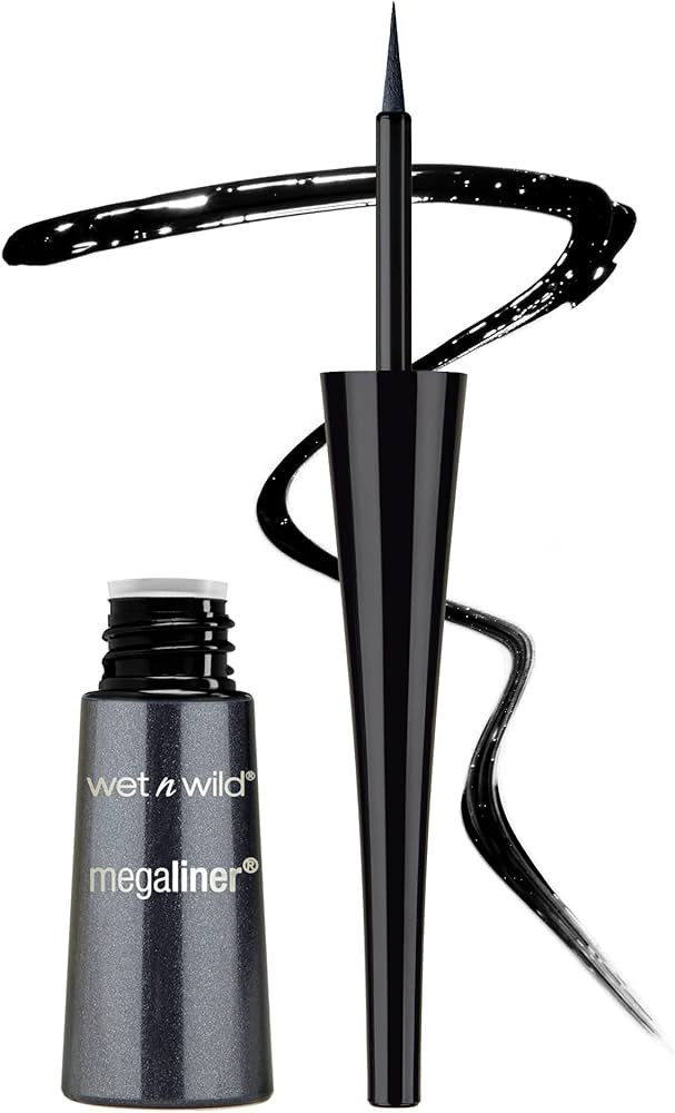 wet n wild MegaLiner Liquid Eyeliner - Black | Amazon (US)