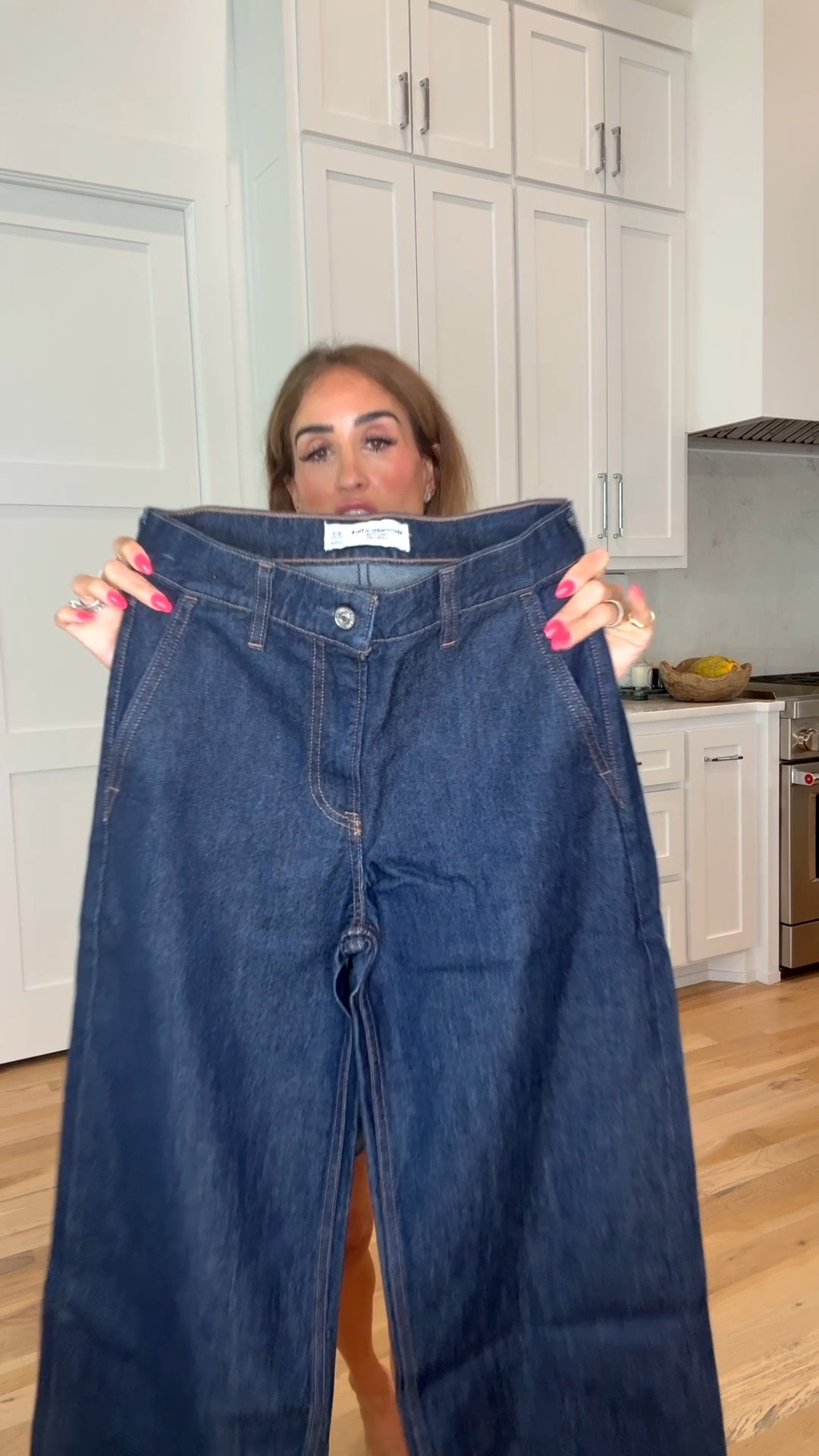 Denim trouser jeans you can wear to the office! Wearing 23 x short 
Code DENIMAF stacks!

#LTKPetite #LTKSaleAlert