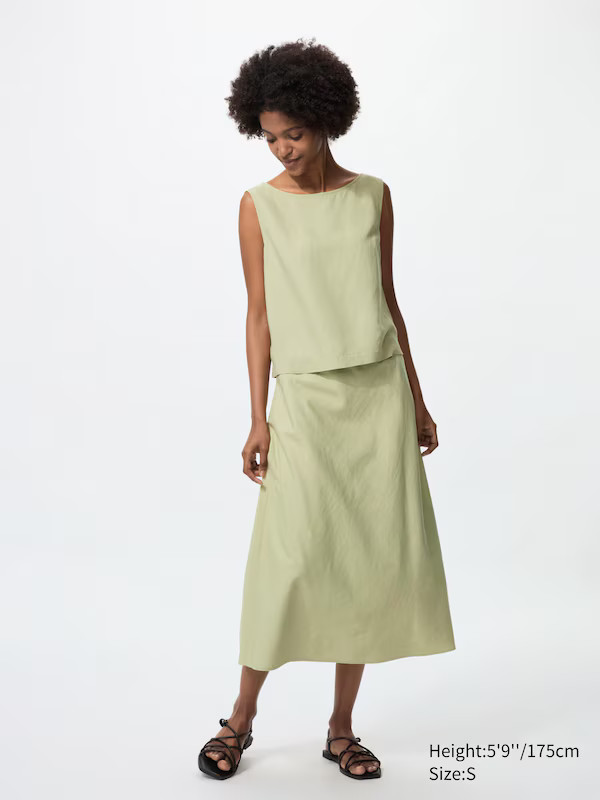 Linen Blend Skirt (Shorter) | UNIQLO (UK)