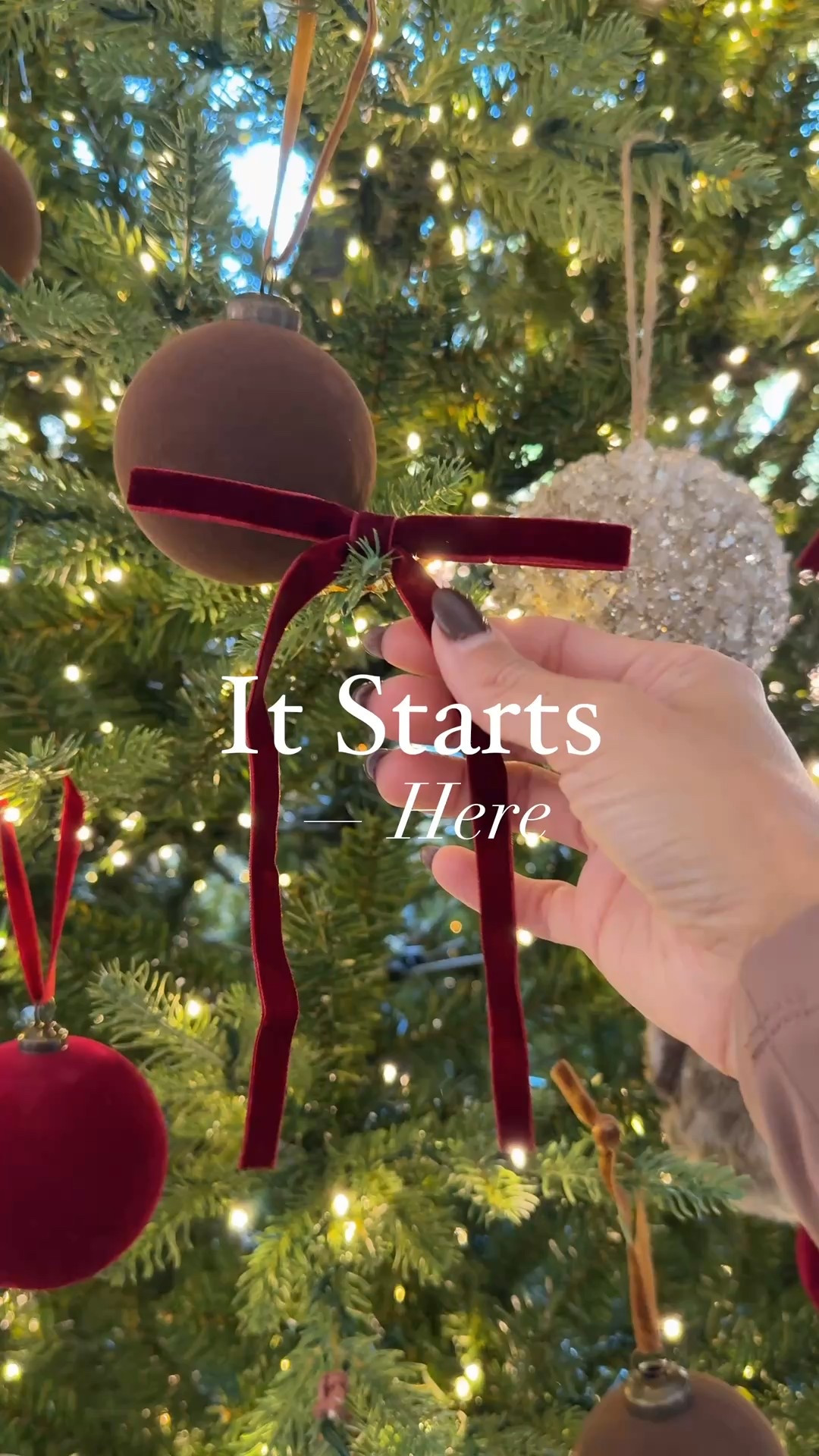 The tree that went viral — and for good reason. Every year, I think it can’t get prettier… and then I plug in those twinkle lights. ✨ The glow feels straight out of a holiday movie — soft, warm, and so magical. This tree truly transforms the room. Linking everything from the tree to the ornaments and ribbon so you can bring the same magic home. 🎄

#viralchristmastree #holidayhomedecor #neutralchristmasdecor #ltkholiday #ltkhome #beigewhitegraystyle #cozychristmas

#LTKHoliday #LTKHome #LTKStyleTip