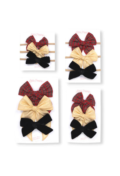 Stylish Three-Bow Subscription | Little Poppy Co