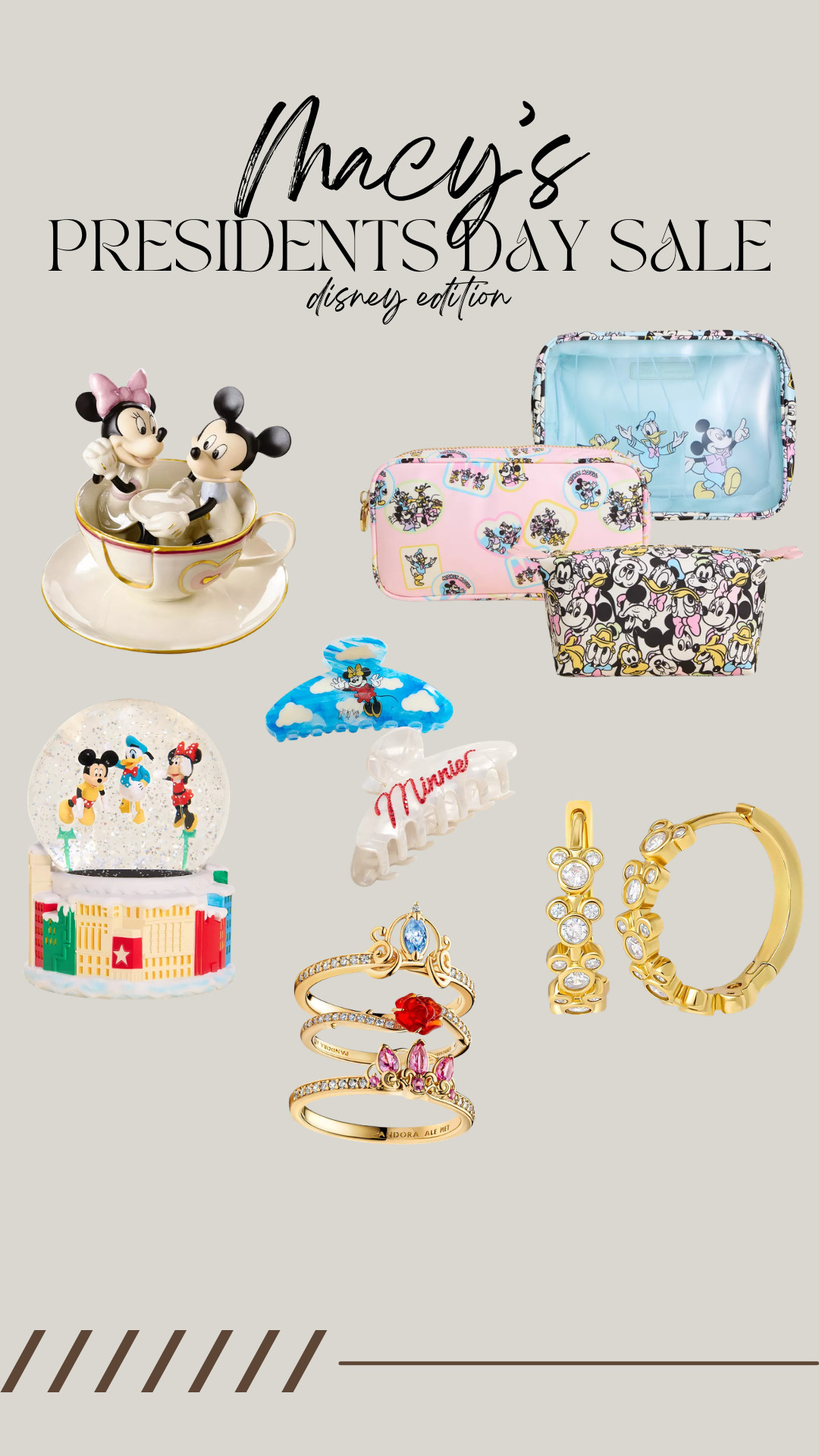 Disney fans! So many cute products on sale for President's day and most of them under $100!

disney jewelry, disney home, stoney clover, disney essentials, disney sale, disney world, disney land 

 #LTKSeasonal #LTKSaleAlert #LTKTravel