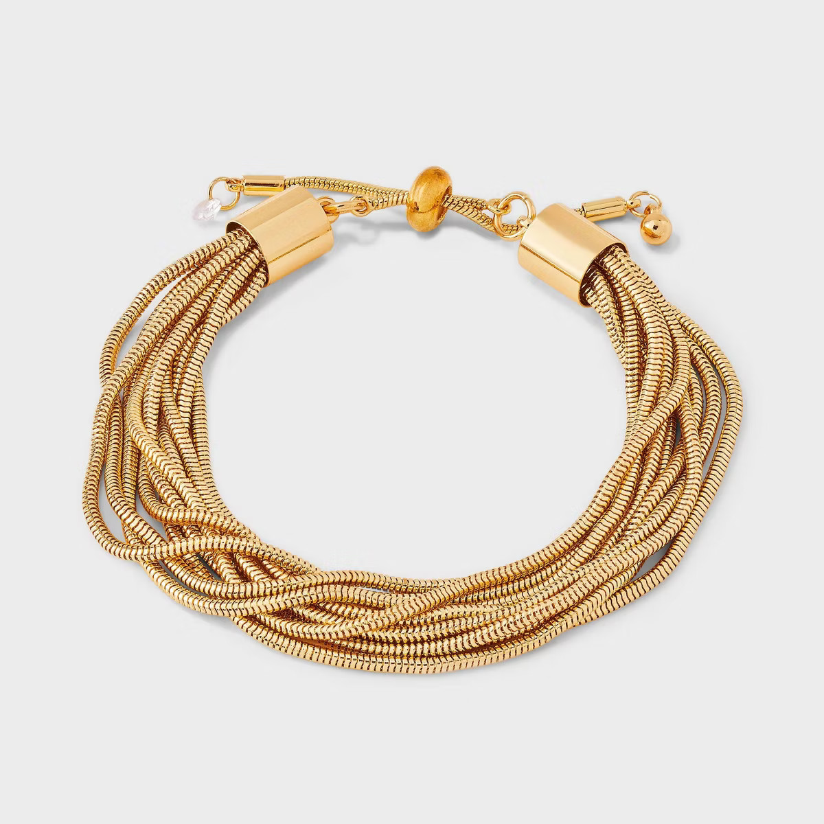 Multi-Strand Bohemian Pull Bracelet - A New Day™ Gold | Target