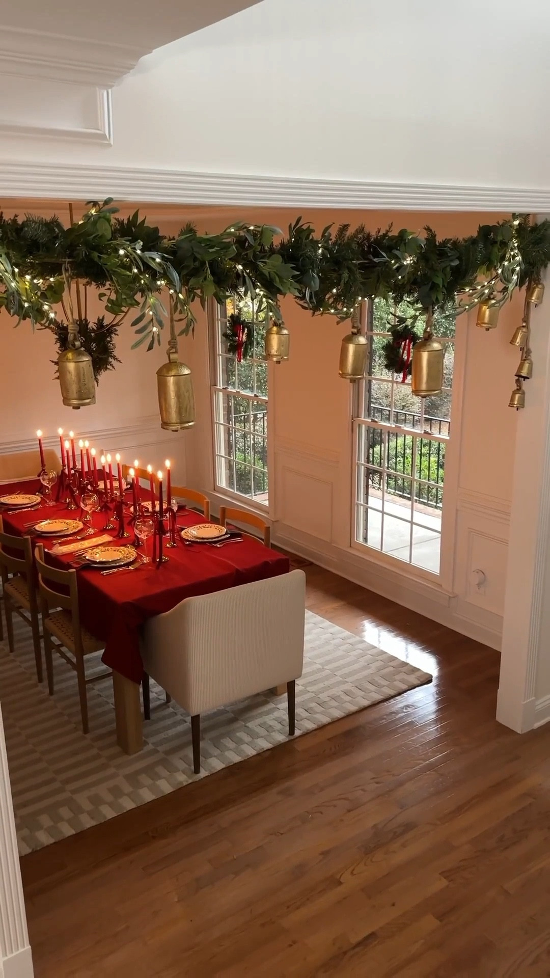 Easily hang up your festive greenery without dealing with nails or sticky hooks! Sharing with you my tension rod garland hack because it's such a brilliant idea for Christmas decor this year!

Christmas decor, holiday refresh, interior design, dining room styling, home inspo, diy decorating, winter vibes, hostess tips

#LTKSeasonal #LTKHoliday #LTKHome