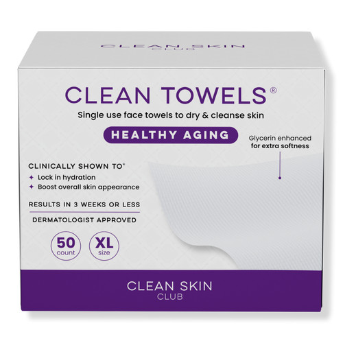 Clean Towels Healthy Aging Disposable Face Towels | Ulta