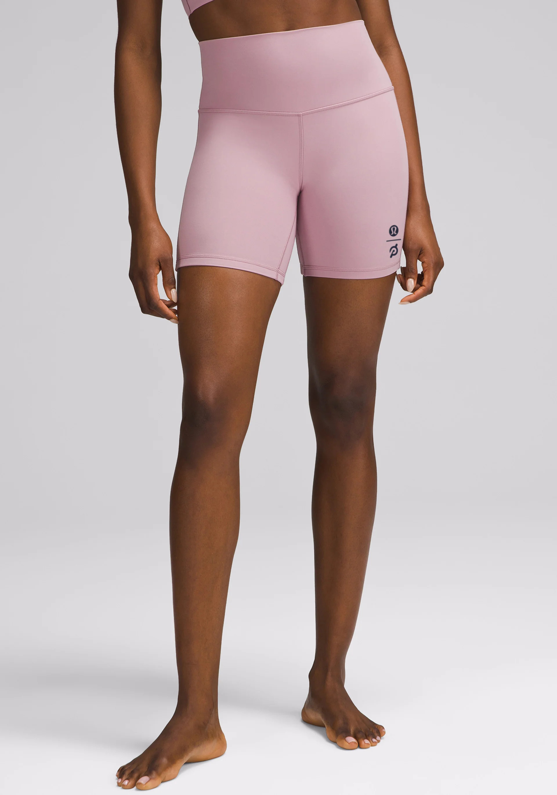 Peloton X Lululemon Women's Lululemon Align High-Rise Shorts 6" in Multi - Cycling Performance Apparel | Peloton Apparel