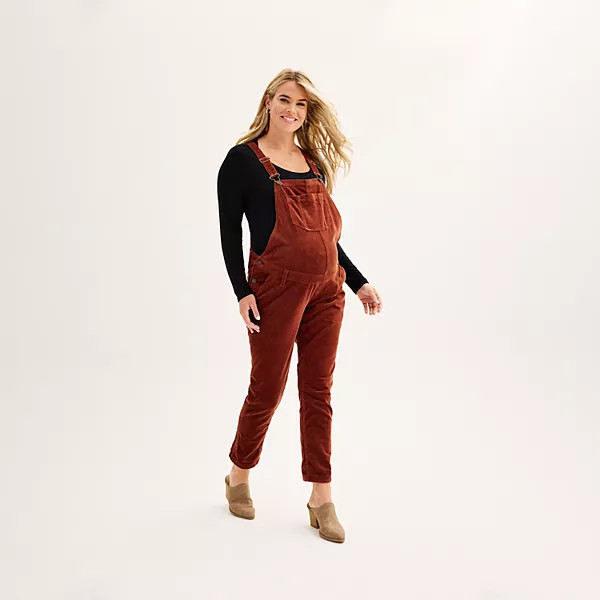 Maternity Sonoma Goods For Life® Denim Overalls | Kohl's