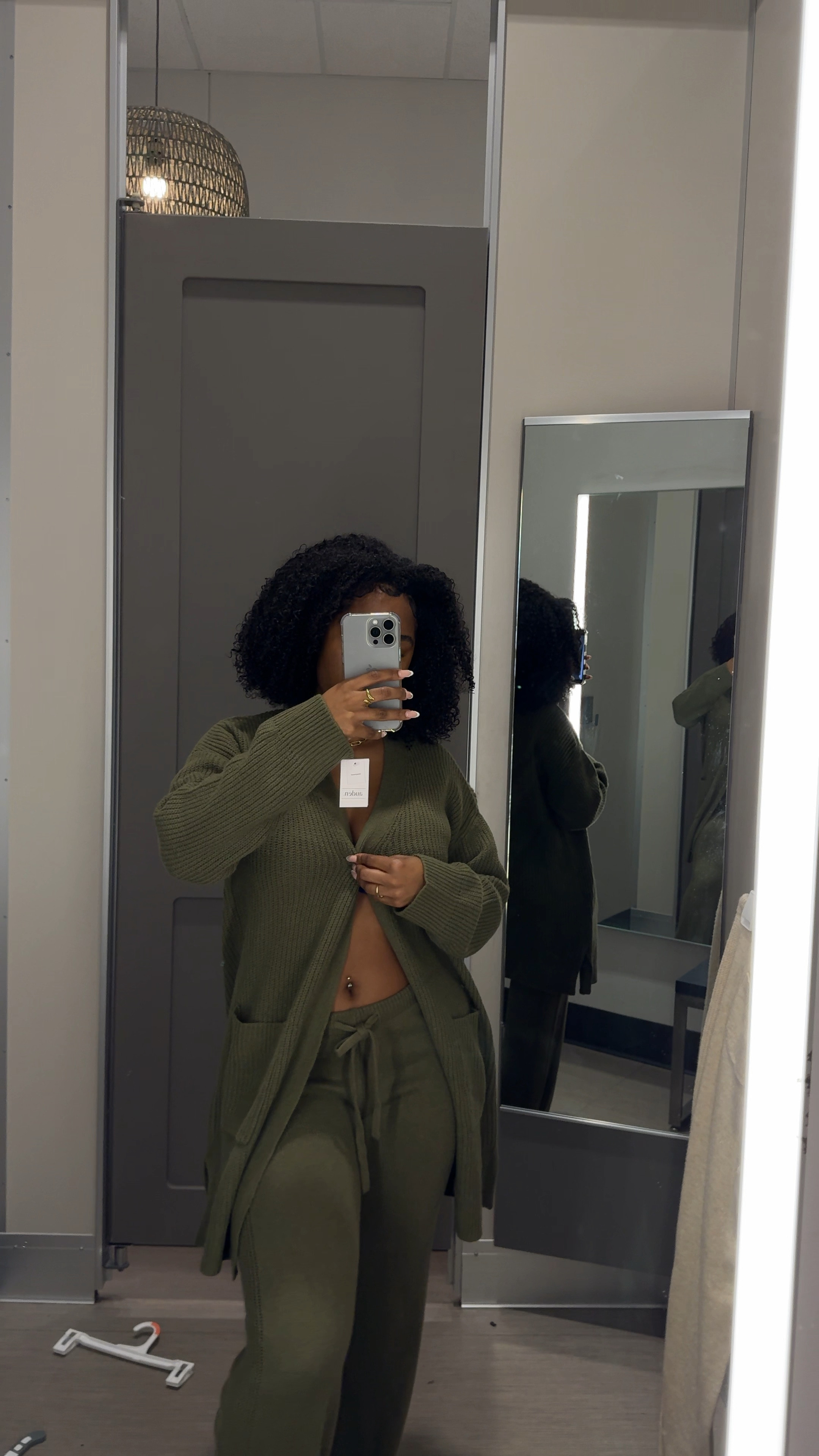 The coziest olive green sweater set! I’m wearing a medium in the bottoms. & The xs/s or m/l both fit me. 

#LTKStyleTip #LTKFindsUnder50