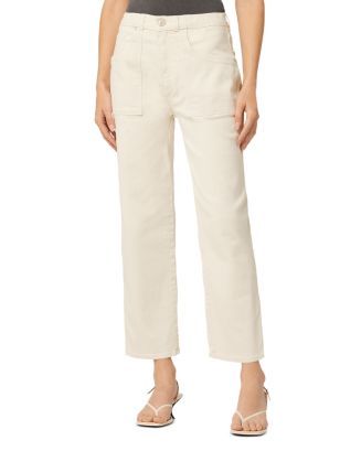 Remi High Rise Straight Ankle Jeans in Ecru | Bloomingdale's (US)