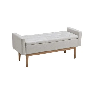 Brea Upholstered Flip Top Storage Bench | Wayfair North America