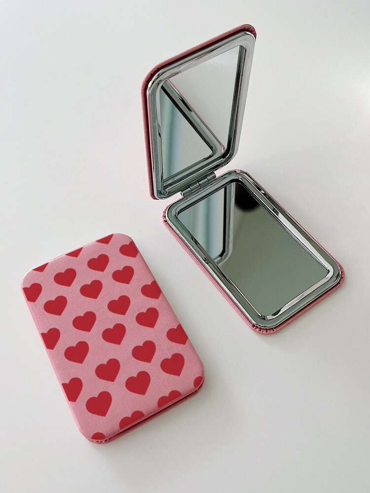 Spiegel Herz Muster, faltbar | SHEIN