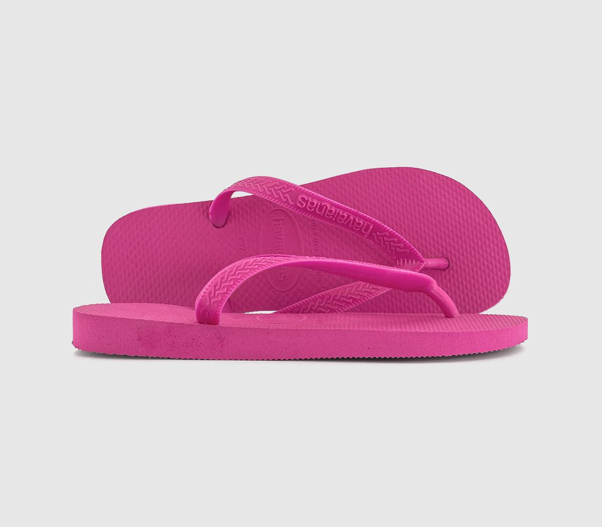 Havaianas Womens Top Flip Flops Pink Flux, 3/4 | Office Shoes (UK)
