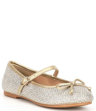 Girls' Mia Glitter Mary Jane Ballet Flats (Youth) | Dillard's