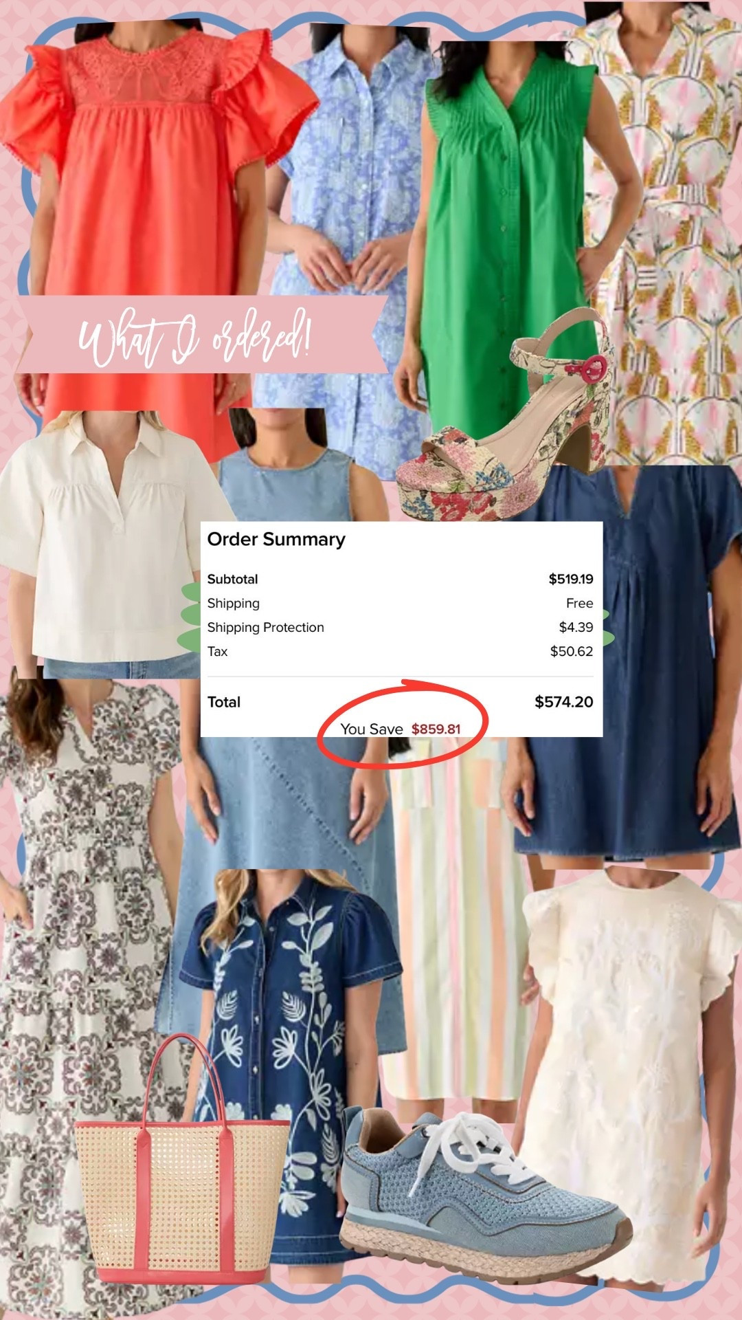 Ok yall I’m not keeping all of it, so no need to tell JT (ha) but yall… the savings are for REAL”