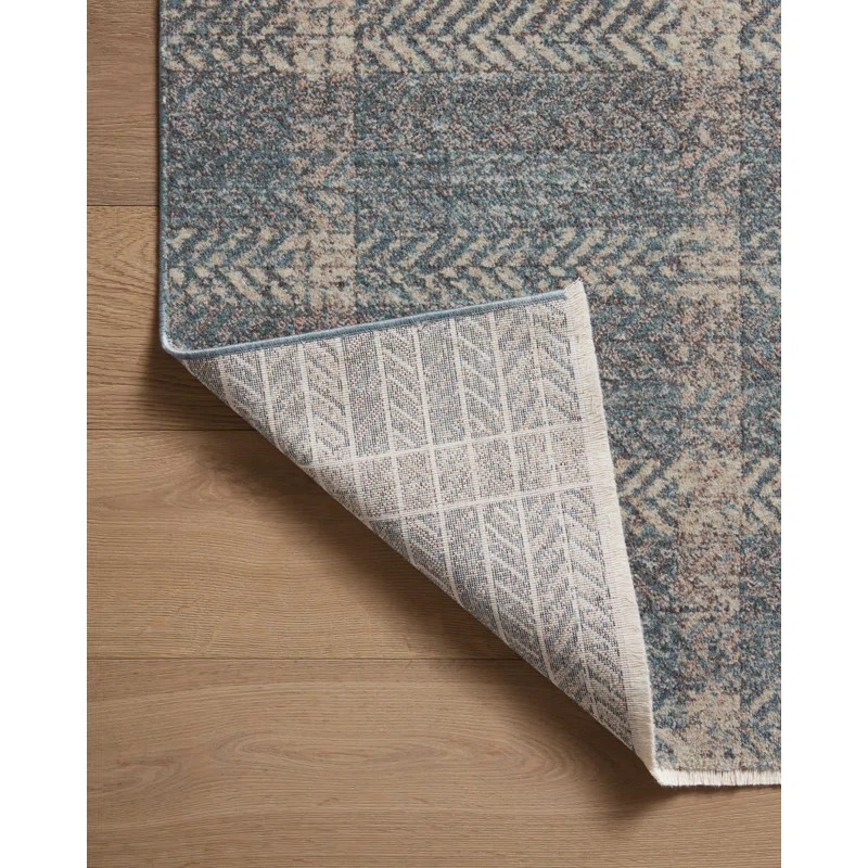 Angela Rose x Loloi Ember Blue / Beige Area Rug | Wayfair North America