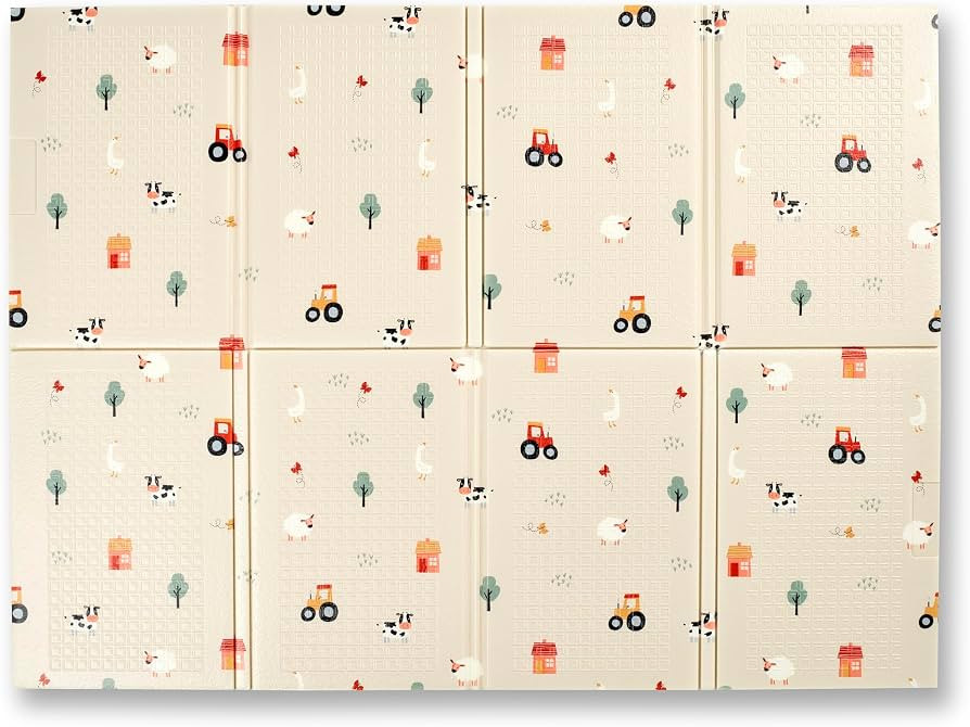 Nuby Fold n Go Reversible Play Mat - Easy Clean | Reversible | 120 x 90 cm | Suitable from Birth ... | Amazon (UK)
