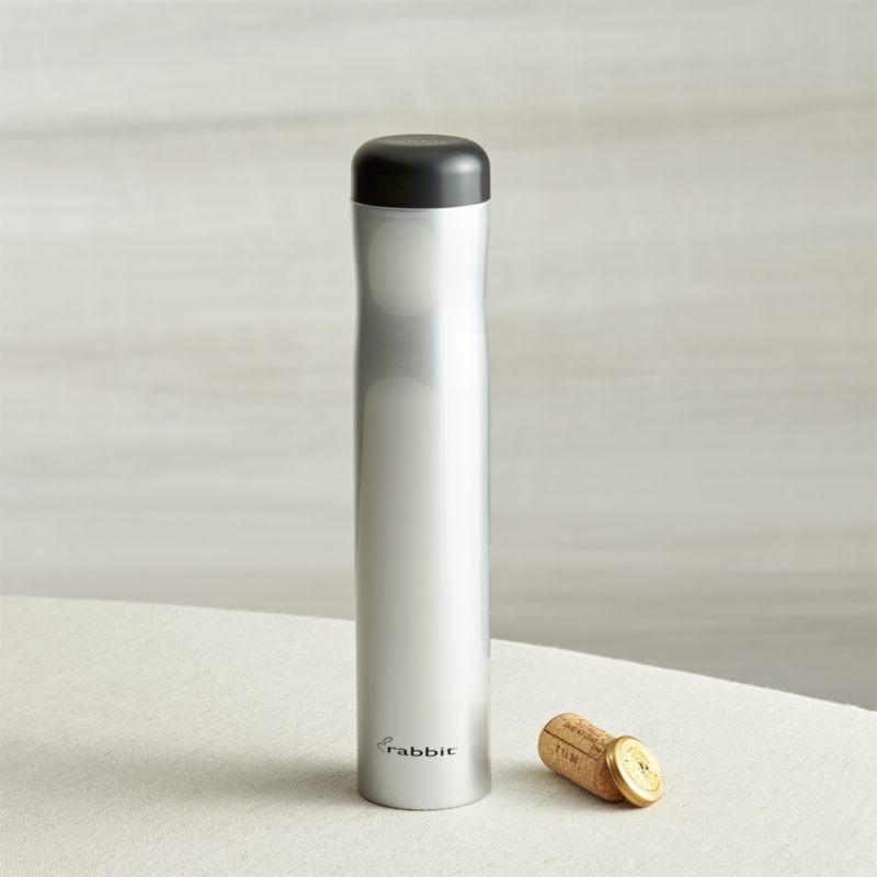 Rabbit Automatic Electric Corkscrew + Reviews | Crate and Barrel | Crate & Barrel