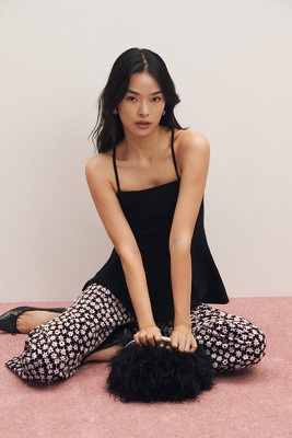 The Colette Cropped Wide-Leg Pants by Maeve: Velvet Edition | Anthropologie (US)