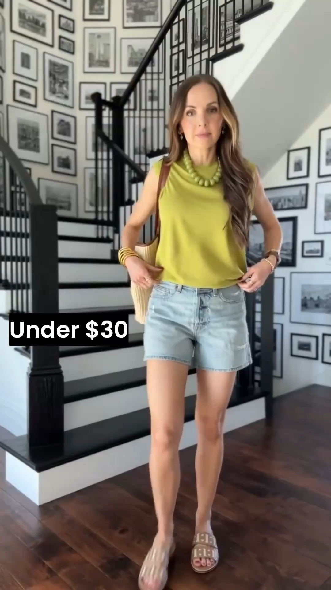 Loving this color still and found this from @Tuckernuck and paired with a matching @Anthropologie necklace! These @Target shorts are under $30! 

#LTKgrwm #LTKootd