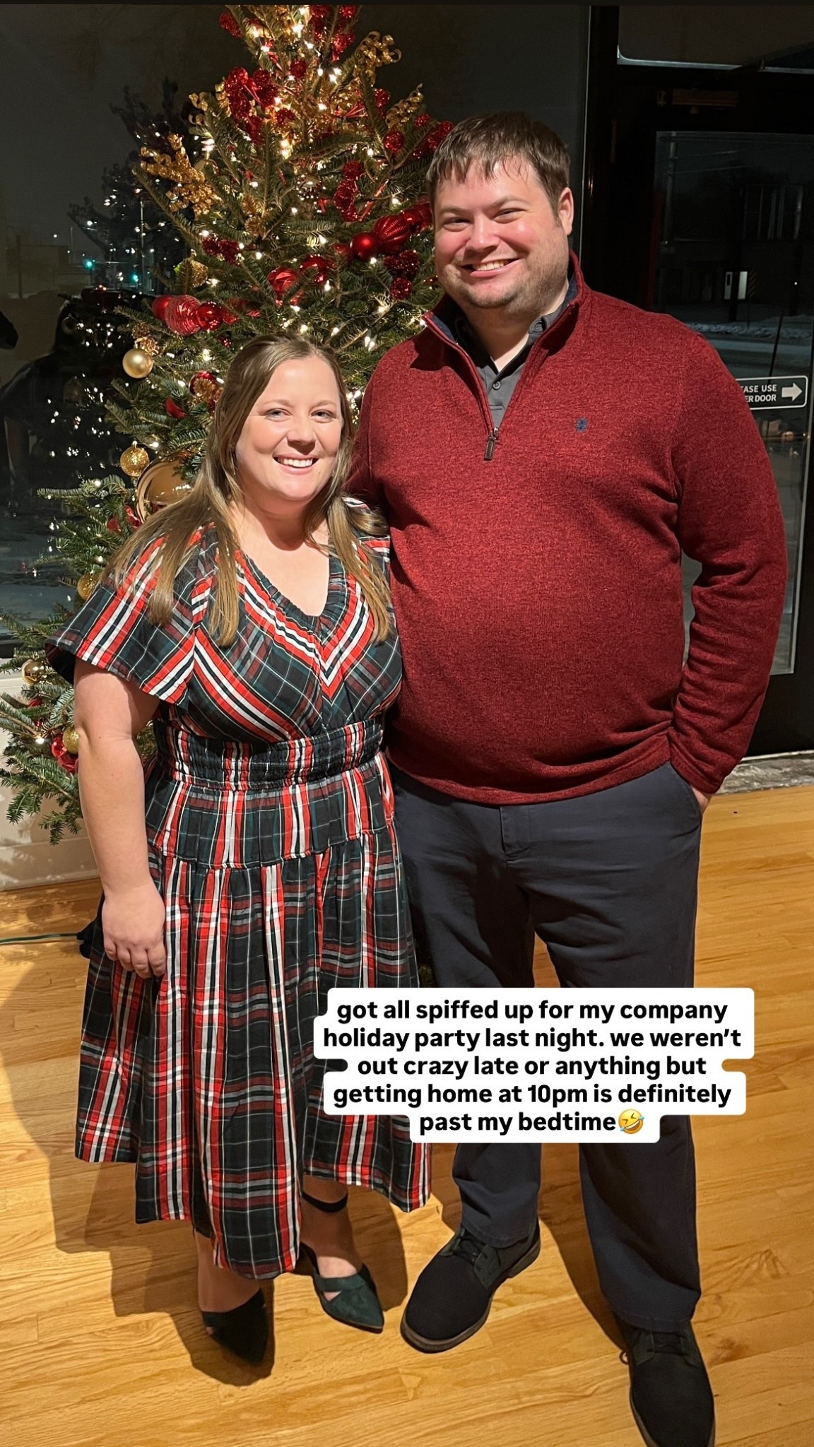 got all spiffed up for my company holiday party last night. we weren’t out crazy late or anything but getting home at 10pm is definitely past my bedtime🤣 this Walmart dress was a winner!!

#LTKHoliday #LTKgrwm #LTKFindsUnder50