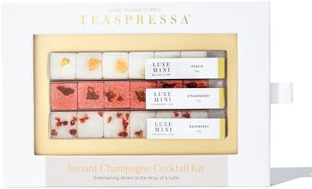 TEASPRESSA LUXE Mixology Cubes Instant Champagne Cocktail Kit | 100% Natural Drink Mix for Cockta... | Amazon (US)