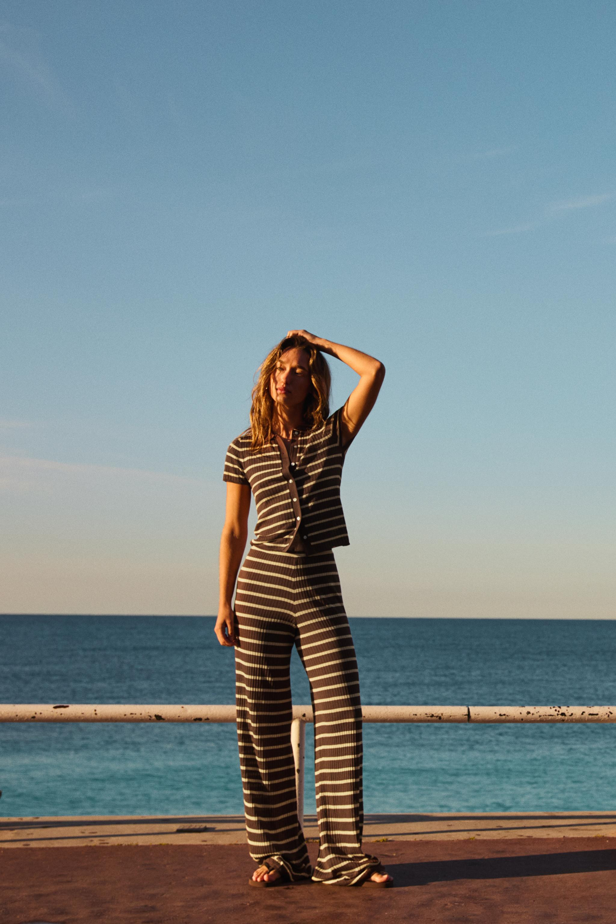 STRIPED TROUSERS | Zara UK