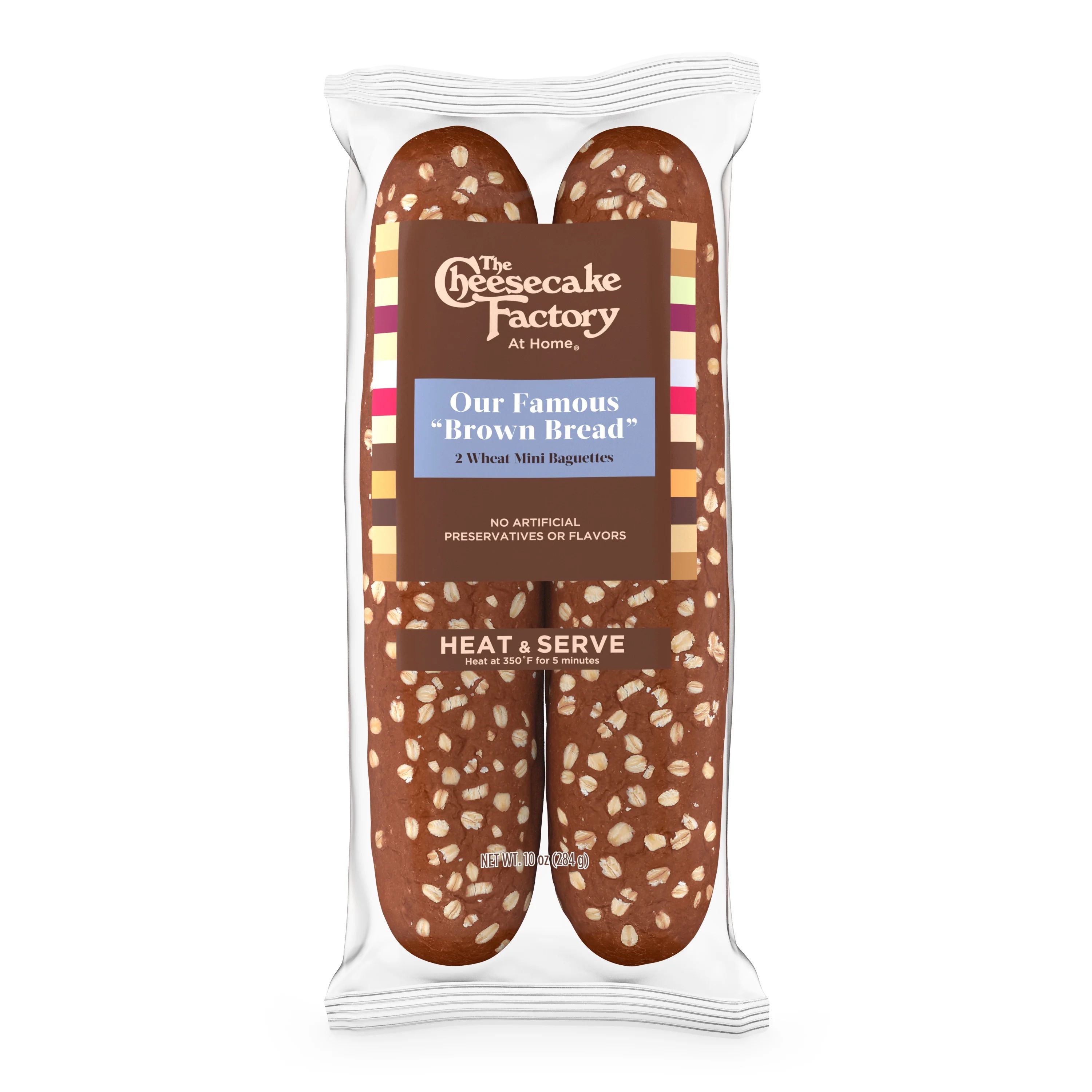 The Cheesecake Factory At Home Famous "Brown Bread" Wheat Mini Baguette | Walmart (US)