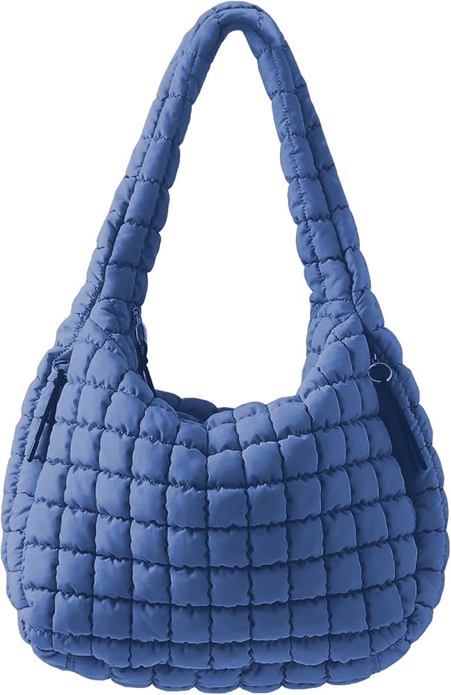 Puffer Tote Bag, Quilted Tote Bag Crossbody Bags for Travel, Gym, Work | Amazon (US)