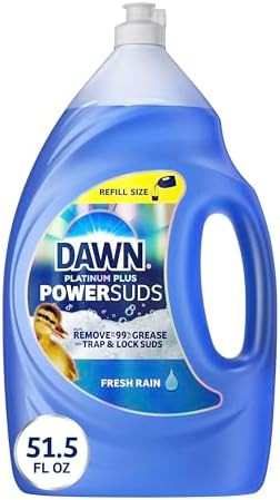 Dawn Platinum Plus PowerSuds Liquid Dish Soap, 51.5 oz. Refill | Amazon (US)