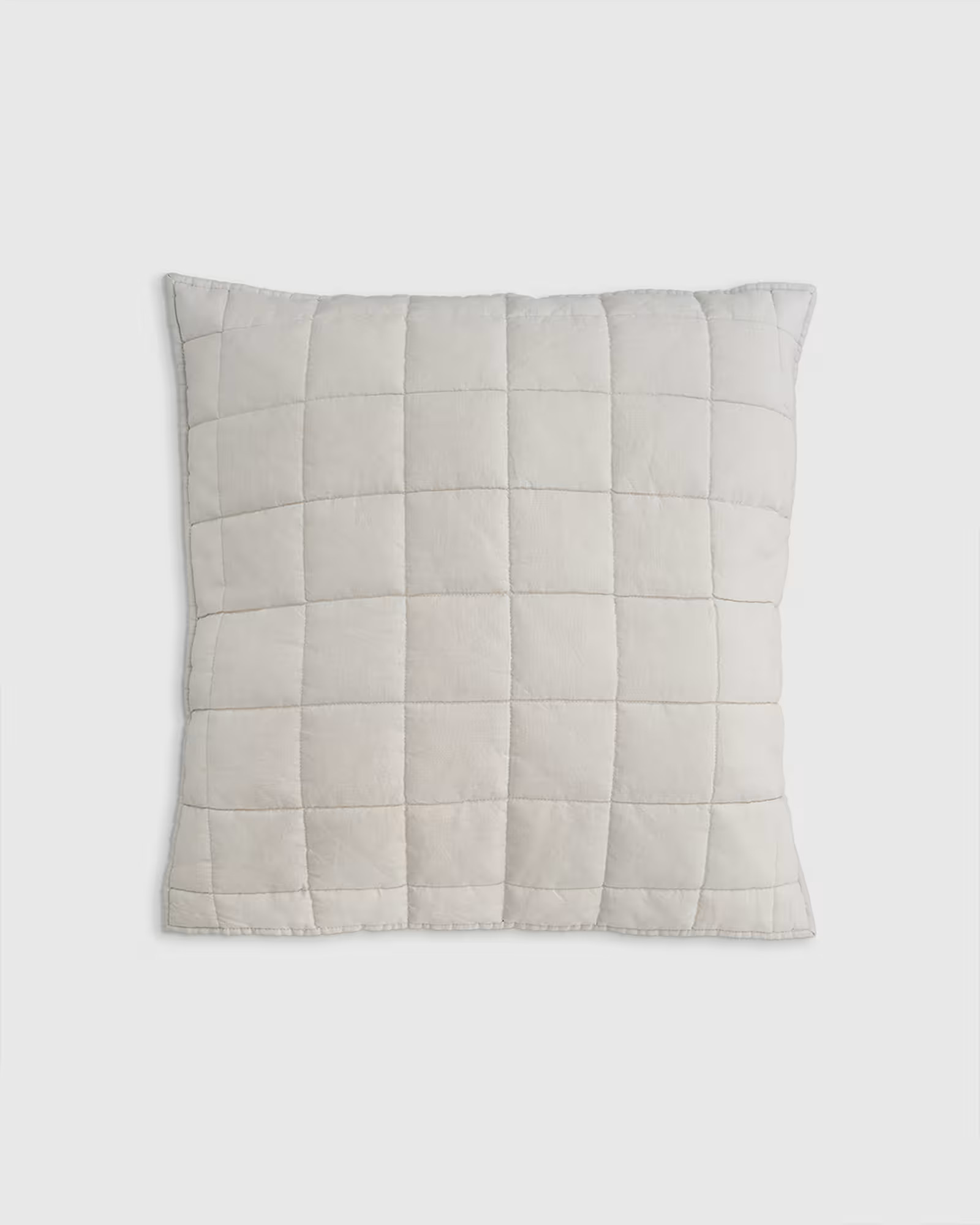 European Linen Box Quilted Euro Sham | Quince