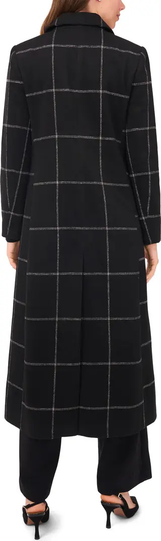 Windowpane Check Longline Jacket | Nordstrom