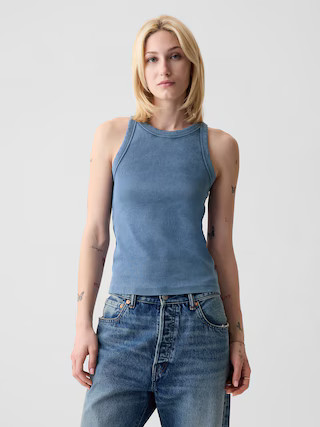 Modern Rib Halter Tank Top | Gap (US)
