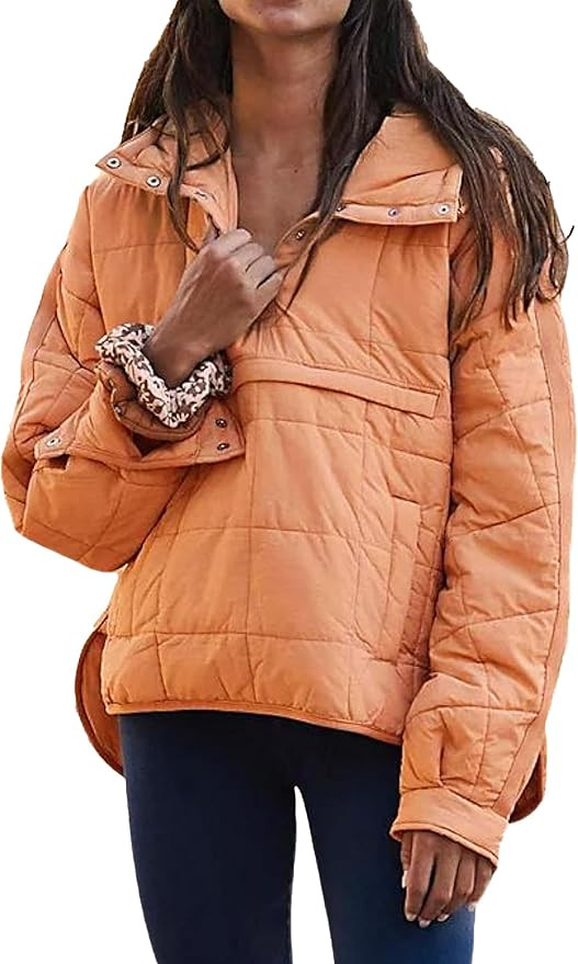 AMEBELLE Women's Oversized Hooded Puffer Jacket Quilted Lightweight Winter Warm Pullover Padded H... | Amazon (US)