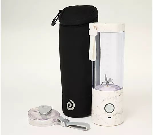 BlendJet 2.0 16-oz Portable Blender with Sleeve and Drinking Lid - QVC.com | QVC