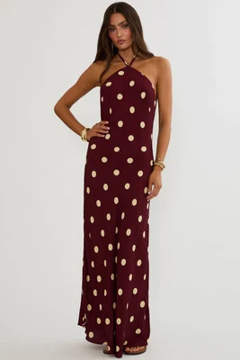 Xandra Dress Butter Blossom Polka Dot | Beach Riot
