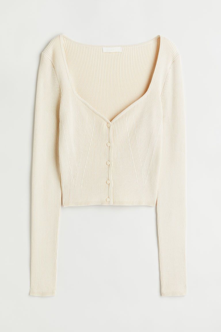 H & M - Ribbed Sweater - Beige | H&M (US)