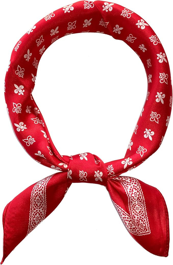 MEISEE 100% Mulberry Silk Scarfs Small Square Scarf 21" x 21" Neck Scarf Breathable Lightweight f... | Amazon (US)