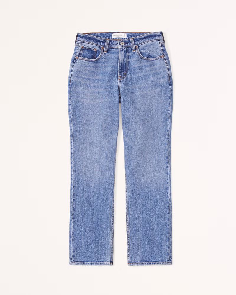 Curve Love Mid Rise 90s Boy Jean | Abercrombie & Fitch (US)