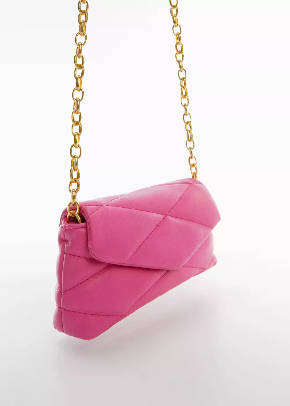 Quilted chain bag - Women, Mango USA