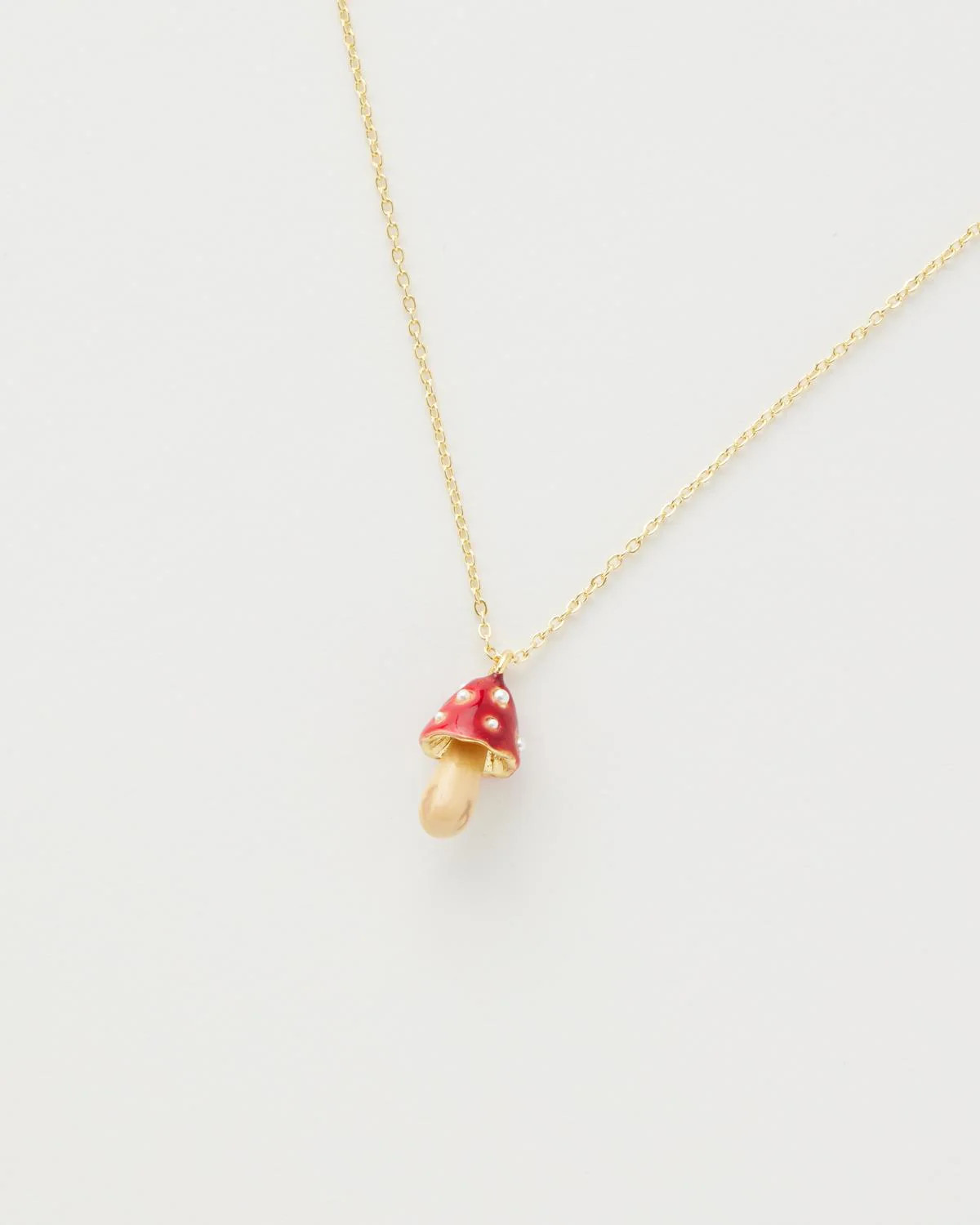 Enamel Mushroom Necklace | Fable England