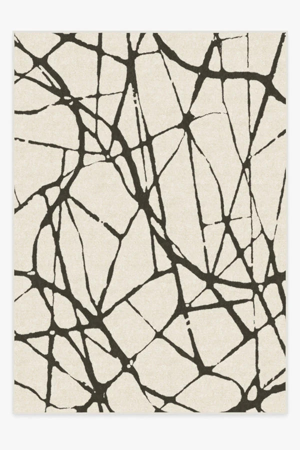 Nina Takesh Marion Black & Ivory Rug | Ruggable | Ruggable