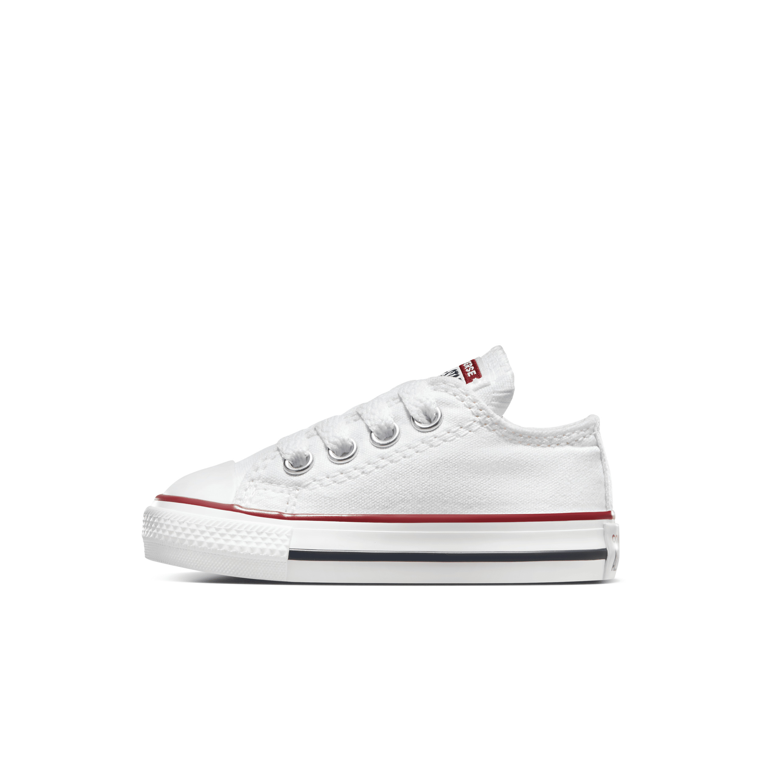 Converse Chuck Taylor All Star Low Top Infant/Toddler Shoes in White | 7J256-102 | Nike (US)