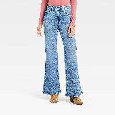Women's Highest-Rise 70's Flare Jeans - Universal Thread™ Light Wash 16 Short | Target