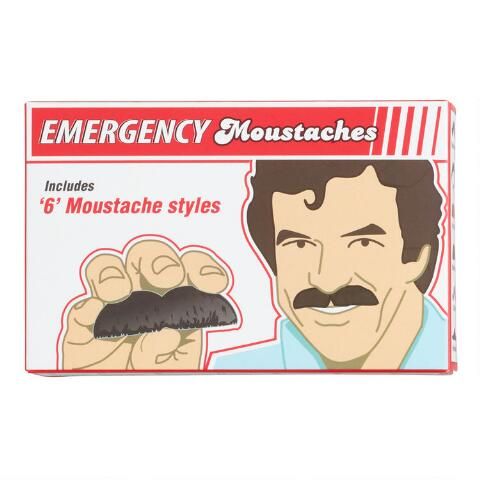 Emergency Fake Moustaches | World Market