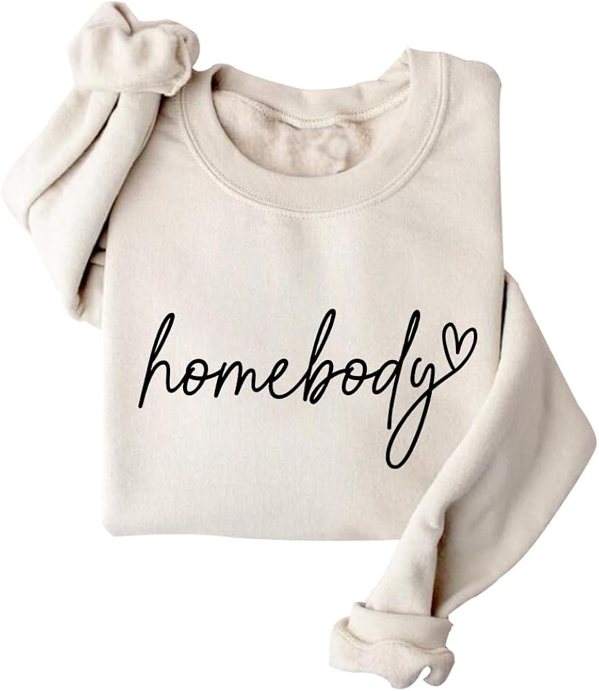 DIOMMELL Homebody Sweatshirt Indoorsy Sweatshirt For Women | Amazon (US)