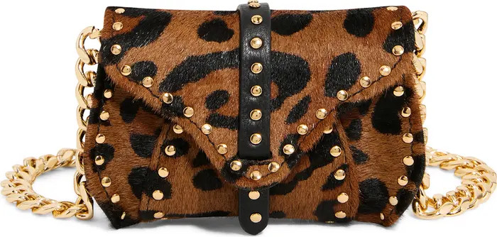 Micro Amour Novelty Genuine Calf Hair Crossbody Bag | Nordstrom